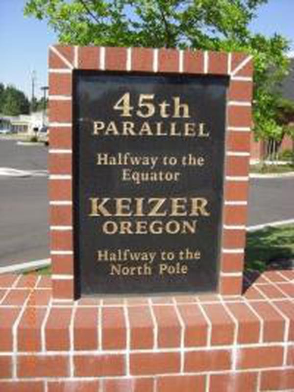 City Of Keizer Oregon 45th Parallel